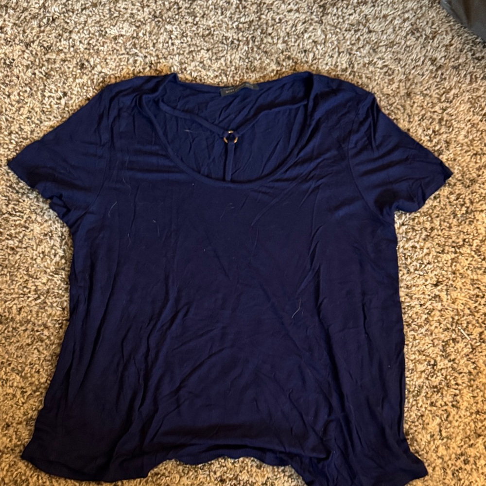 Classic Navy Women's Short Sleeve Top